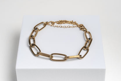 Gold Plated Heart Bracelet