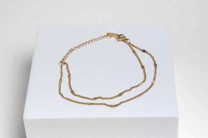 Gold Plated Heart Bracelet